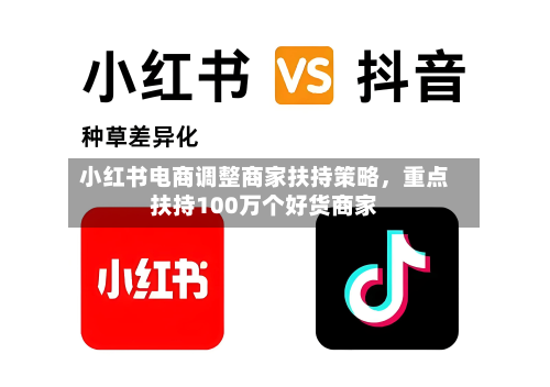 小红书电商调整商家扶持策略，重点扶持100万个好货商家