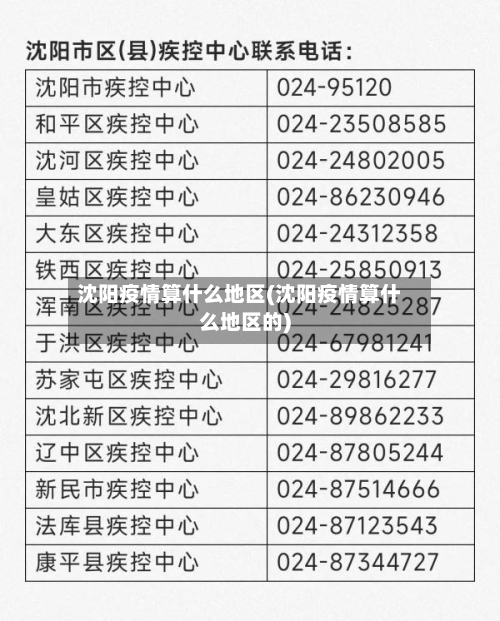 沈阳疫情算什么地区(沈阳疫情算什么地区的)