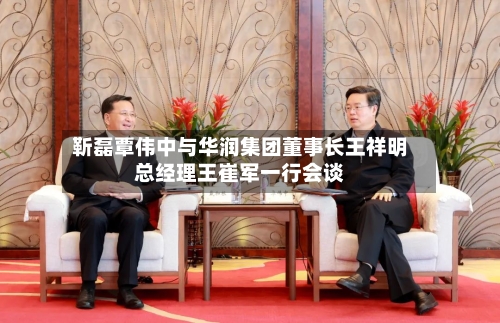 靳磊覃伟中与华润集团董事长王祥明总经理王崔军一行会谈