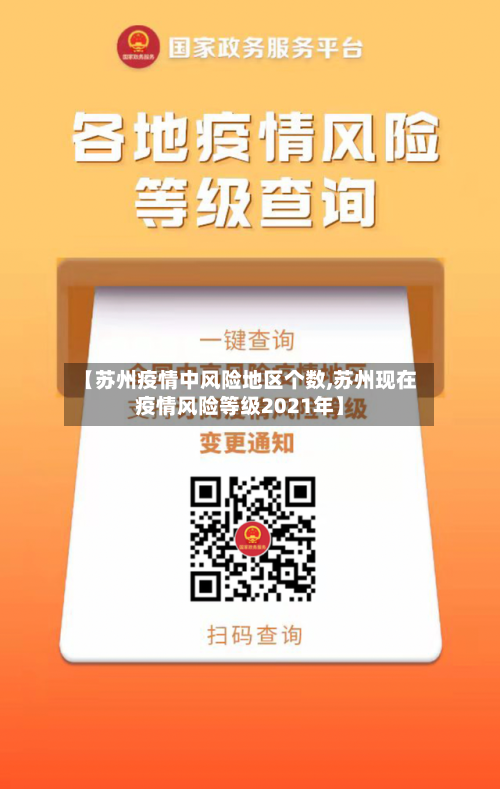 【苏州疫情中风险地区个数,苏州现在疫情风险等级2021年】