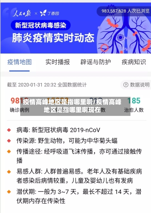 疫情高峰地区是指哪里啊/疫情高峰地区是指哪里啊现在