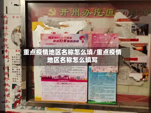 重点疫情地区名称怎么填/重点疫情地区名称怎么填写