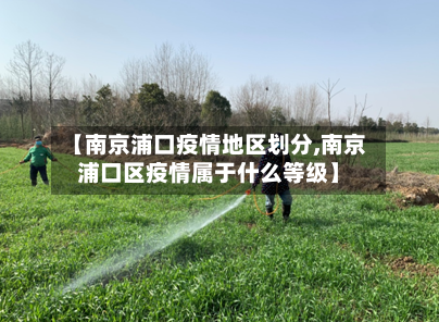【南京浦口疫情地区划分,南京浦口区疫情属于什么等级】