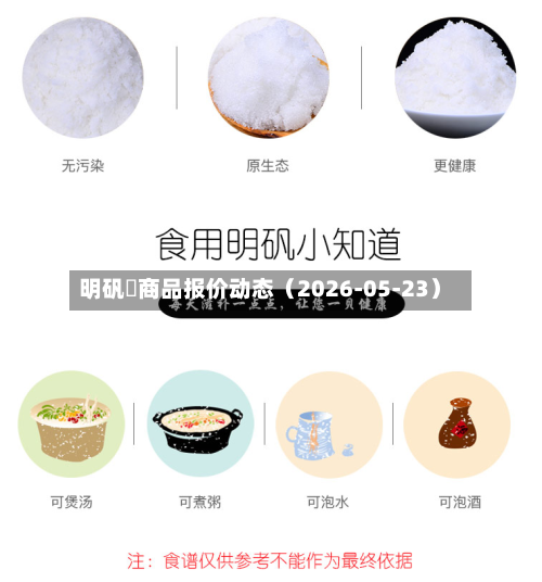 明矾 商品报价动态(2026-05-23)