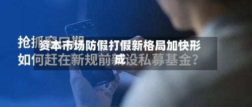 资本市场防假打假新格局加快形成