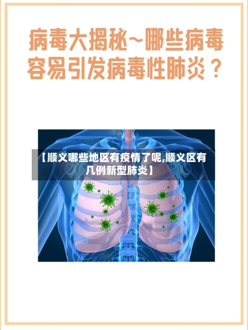 【顺义哪些地区有疫情了呢,顺义区有几例新型肺炎】