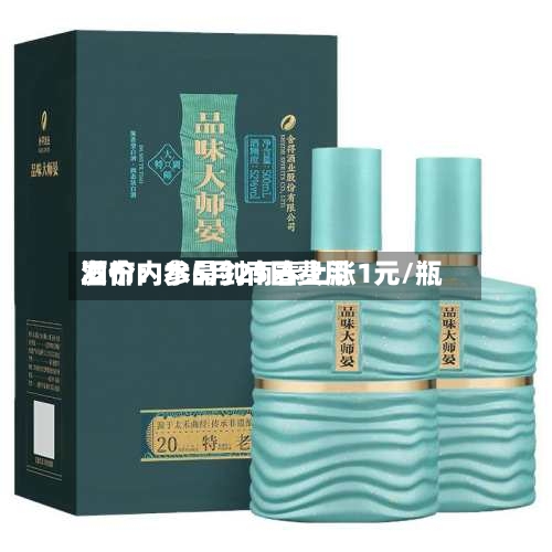 酒价内参5月25日费用
发布:水晶剑南春上涨1元/瓶