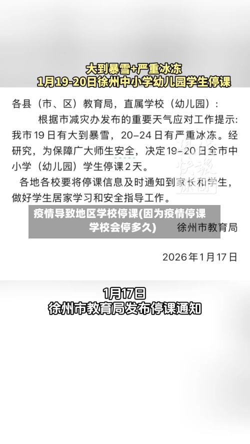 疫情导致地区学校停课(因为疫情停课学校会停多久)