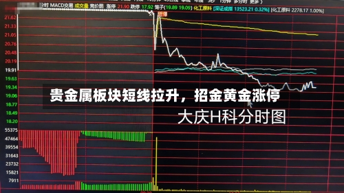 贵金属板块短线拉升,招金黄金涨停