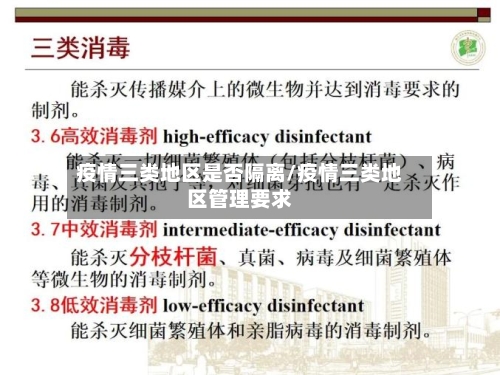 疫情三类地区是否隔离/疫情三类地区管理要求