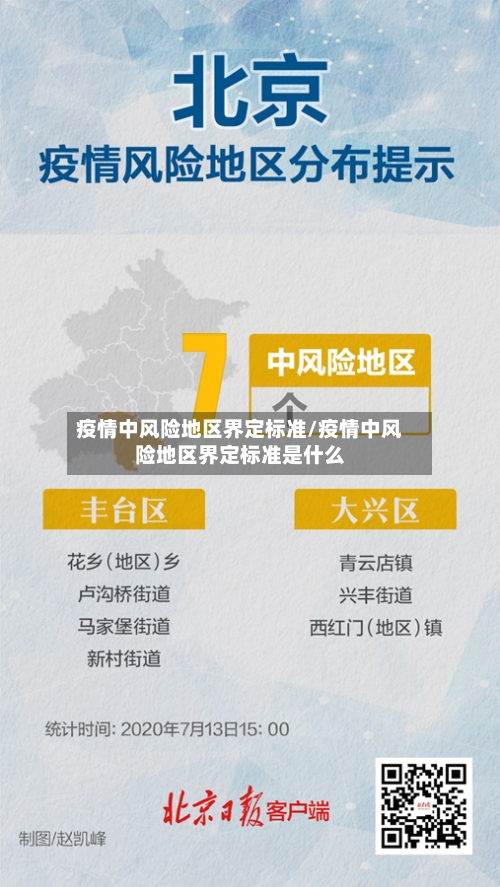 疫情中风险地区界定标准/疫情中风险地区界定标准是什么
