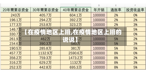 【在疫情地区上班,在疫情地区上班的说说】