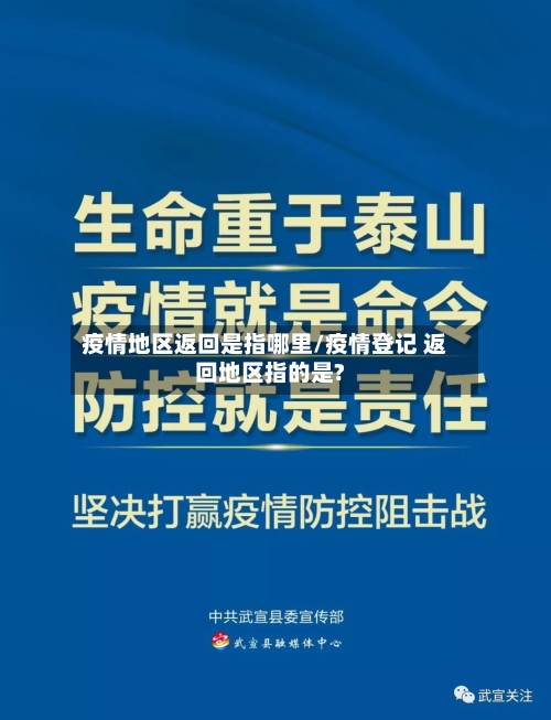 疫情地区返回是指哪里/疫情登记 返回地区指的是?