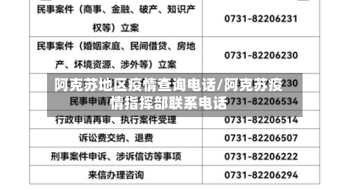 阿克苏地区疫情查询电话/阿克苏疫情指挥部联系电话
