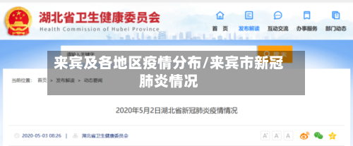 来宾及各地区疫情分布/来宾市新冠肺炎情况