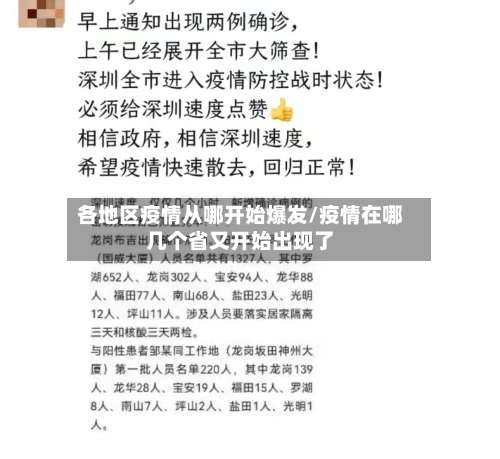 各地区疫情从哪开始爆发/疫情在哪几个省又开始出现了