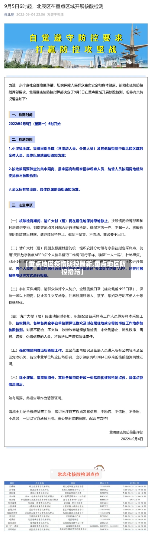 【重点地区疫情防控最新,重点地区防控措施】