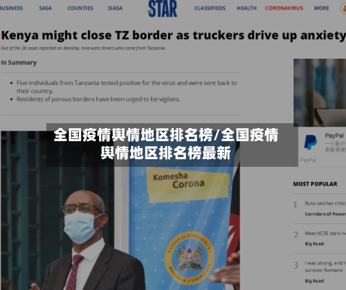 全国疫情舆情地区排名榜/全国疫情舆情地区排名榜最新