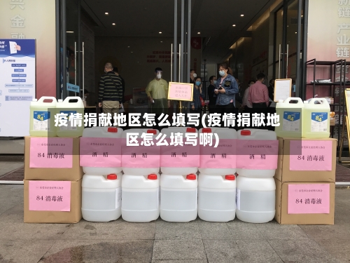 疫情捐献地区怎么填写(疫情捐献地区怎么填写啊)