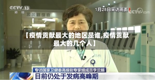 【疫情贡献最大的地区是谁,疫情贡献最大的几个人】