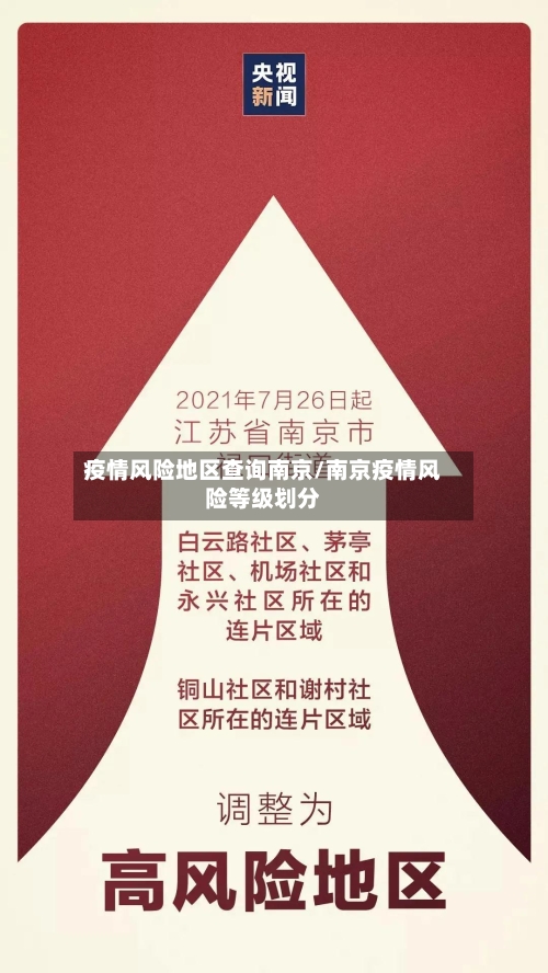 疫情风险地区查询南京/南京疫情风险等级划分
