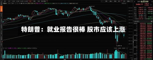 特朗普：就业报告很棒 股市应该上涨