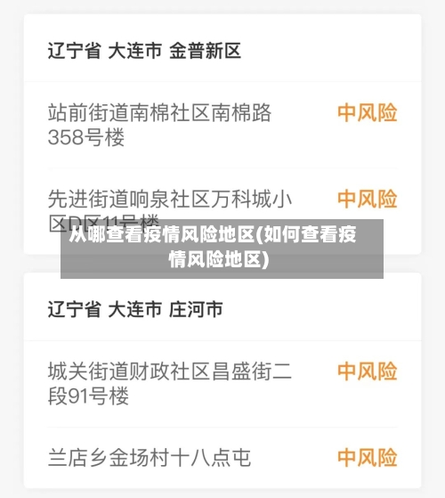 从哪查看疫情风险地区(如何查看疫情风险地区)