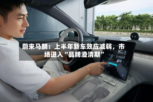 蔚来马麟:上半年新车效应减弱,市场进入“品牌澄清期”
