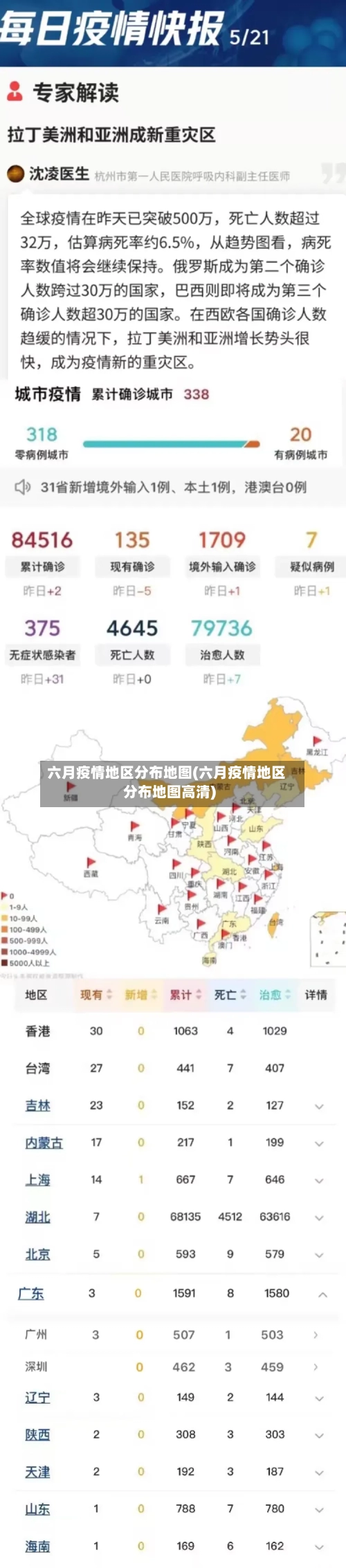 六月疫情地区分布地图(六月疫情地区分布地图高清)