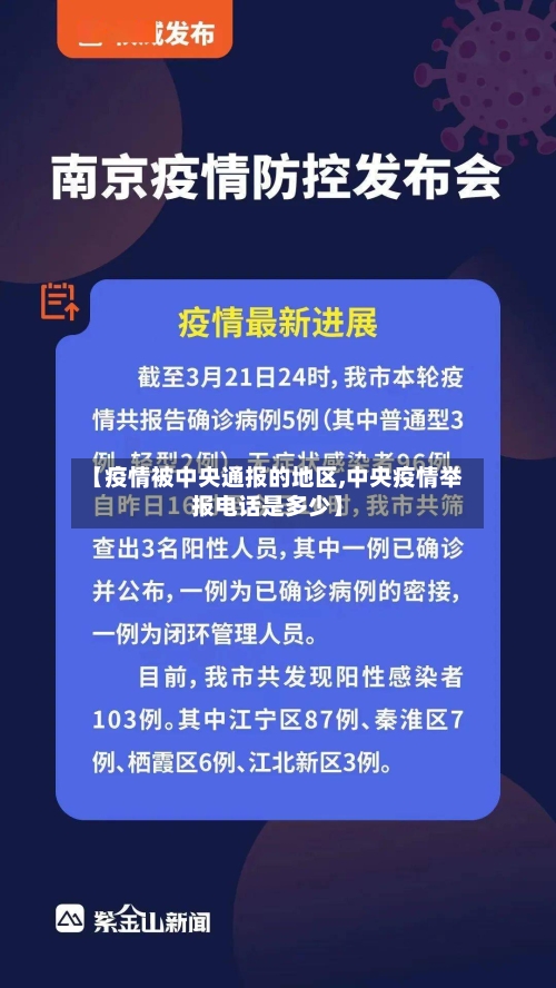 【疫情被中央通报的地区,中央疫情举报电话是多少】