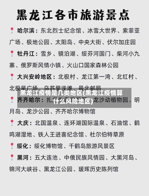 黑龙江疫情是几类地区(黑龙江疫情算什么风险地区)