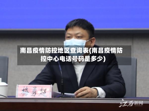 南昌疫情防控地区查询表(南昌疫情防控中心电话号码是多少)