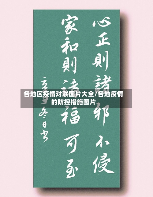 各地区疫情对联图片大全/各地疫情的防控措施图片