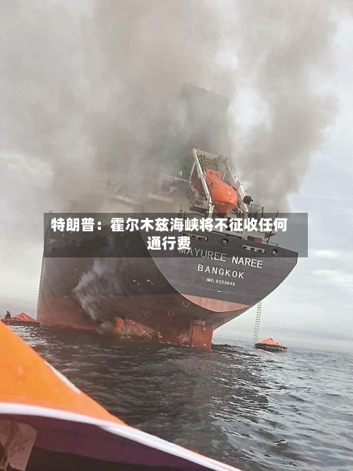 特朗普:霍尔木兹海峡将不征收任何通行费