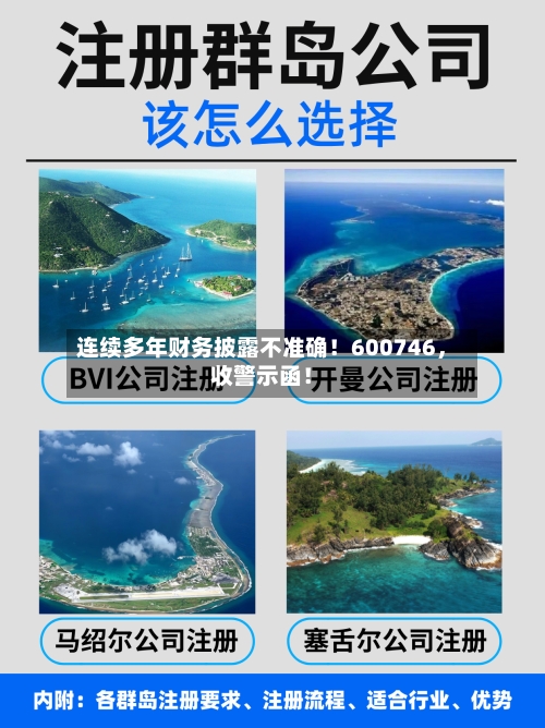 连续多年财务披露不准确!600746,收警示函!